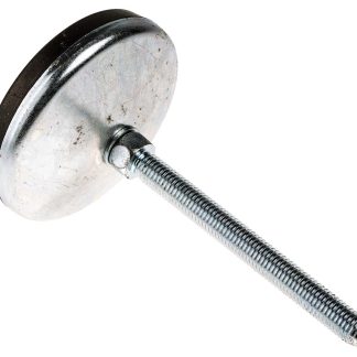 Piedino regolabile RS PRO in Acciaio placcato Zinco, M10 x 100mm, 1000kg