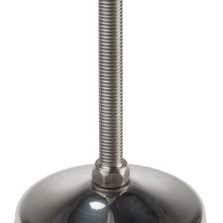 Piedino regolabile RS PRO in Acciaio inossidabile, M10 x 125mm, 1000kg