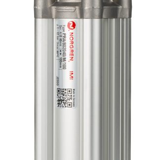 Cilindro pneumatico a stelo Norgren PRA/802000/M, Doppio effetto, foro da 40mm, corsa 100mm, G 1/4, 12 bar max