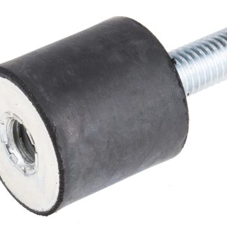 Supporto antivibrazione RS PRO in Gomma naturale, M10, Ø 30mm, H. 30mm