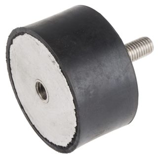 Supporto antivibrazione RS PRO in Gomma naturale, M12, Ø 75mm, H. 40mm