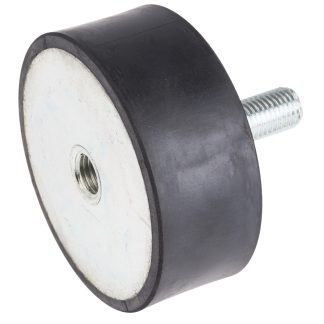 Supporto antivibrazione RS PRO in Gomma naturale, M16, Ø 100mm, H. 40mm
