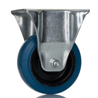 Ruota per carrelli non orientabile RS PRO in Elastico, Ø 100mm, 180kg