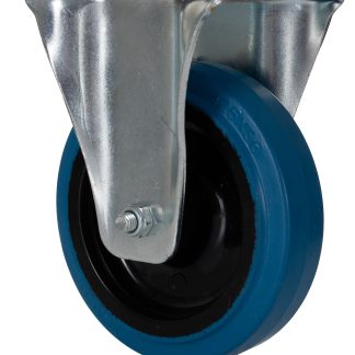 Ruota per carrelli non orientabile RS PRO in Elastico, Ø 125mm, 230kg