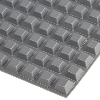 Piedini autoadesivi Adesivo RS PRO in PUR, forma quadrata, Ø 12.7mm x 5.8mm