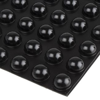 Piedini autoadesivi Adesivo RS PRO in PUR, forma semisferica, Ø 17.8mm x 9.6mm