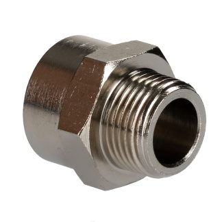 Riduttore in Ottone Diritto RS PRO, BSPP Maschio 3/8poll - Femmina 3/8poll