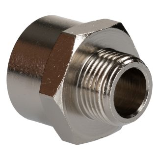 Riduttore in Ottone Diritto RS PRO, BSPP Maschio 3/8poll - Femmina 1/2poll