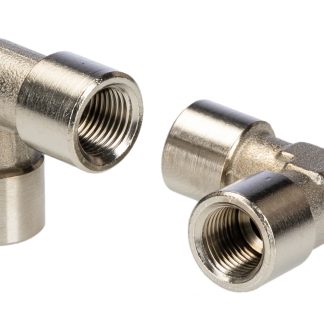 Raccordo in Ottone 90° RS PRO, G Femmina 1/8poll - Femmina 1/8poll