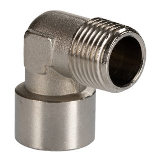 Raccordo in Ottone 90° RS PRO, G Maschio 1/2poll - Femmina 1/2poll