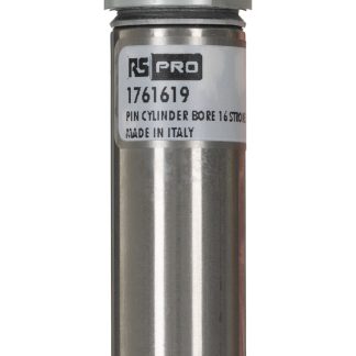 Cilindro pneumatico rotondo RS PRO, Doppio effetto, foro da 16mm, corsa 25mm, 10 bar max