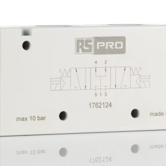 Elettrovalvole per pneumatica RS PRO, G 1/2, funzione 5/3 PC, azionamento Solenoide, 12 V dc, 24 V ac/dc, 110 V ac,