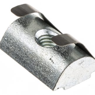 Dado con scanalatura a T RS PRO in Acciaio, per profili da 30 mm, scalanatura da 6mm, M4, L. 16mm