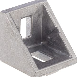 Staffa angolare RS PRO in Alluminio pressofuso, per profili da 20 mm, scalanatura da 5mm, L. 18mm