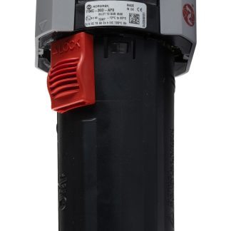 Filtro pneumatico Norgren F84C-3GD-AP0, filtrazione 0.01μm, portata max 1500L/min, attacco G 3/8, scarico Automatico