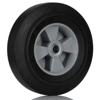 Ruota carrello RS PRO, tipo Rigido, in Gomma, Ø 255mm, carico 600kg