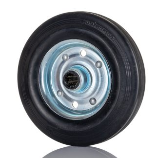 Ruota carrello Tente, tipo Rigido, in Gomma, Ø 200mm, carico 410kg