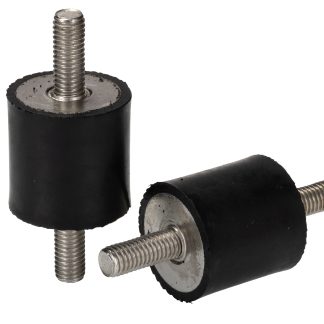 Supporto antivibrazione RS PRO in Acciaio inossidabile, M8, Ø 30mm, H. 70mm