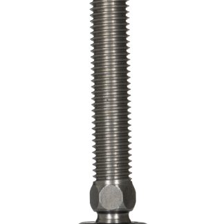 Piedino regolabile RS PRO, M12 x 75mm, 1000kg