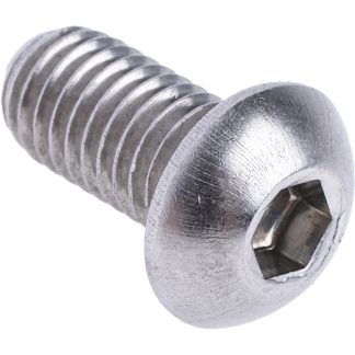 Vite a brugola con testa bombata esagonale RS PRO, M8, L. 16mm, in Acciaio inox