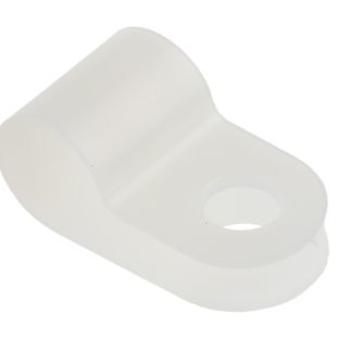 Fermaglio a P in Poliammide HellermannTyton, Ø interno 6.5mm, Ø foro 4.2mm