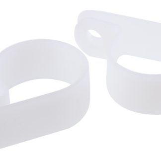 Fermaglio a P in Poliammide HellermannTyton, Ø interno 22mm, Ø foro 5.2mm