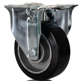 Ruota per carrelli non orientabile RS PRO in Gomma, Ø 100mm, 150kg