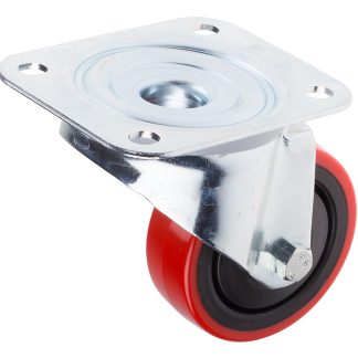 Ruota per carrelli orientabile RS PRO in Poliuretano, Ø 80mm, 90kg