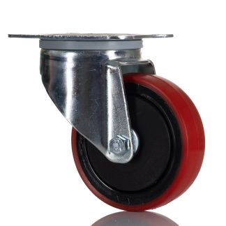 Ruota per carrelli orientabile RS PRO in Poliuretano, Ø 100mm, 110kg