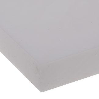 Foglio di plastica Tipo pieno RS PRO in PTFE, Bianco, 300mm x 300mm x 12mm