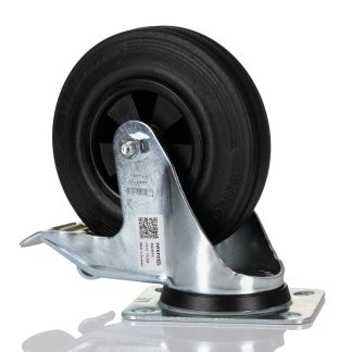 Rotelle Gomma Bosch Rexroth 3842259791, 125mm Profilo struttura, 10mm, filettatura M8