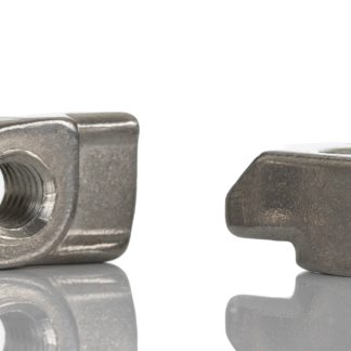 Dado con scanalatura a T Bosch Rexroth in Acciaio inossidabile, per profili da 30 mm, scalanatura da 8mm, M4, L. 16.5mm