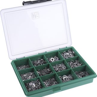 Rondelle in Acciaio inox Liscio RS PRO, 2700 pezzi, per filettature M2, M2.5, M3, M4, M5, M6