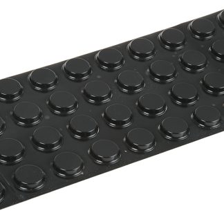 Piedini autoadesivi 3M in PUR, forma cilindrica, Ø 19.1mm x 4.1mm