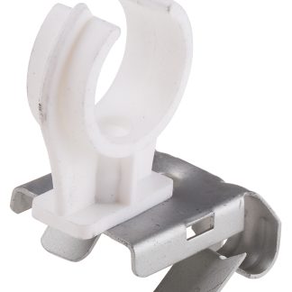 Clip per cavi e morsetti in Acciaio RS PRO, spessore flangia 3 → 8 mm