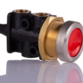 Valvola meccanica Norgren, 3/2, con Pulsante, G 1/8