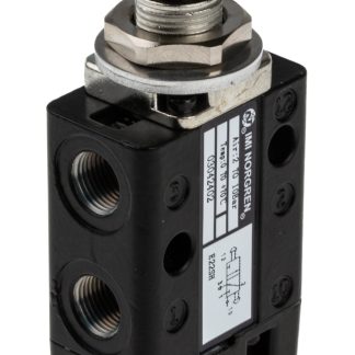 Valvola meccanica Norgren, 3/2, con Manopola, G 1/8