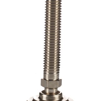 Piedino regolabile Nu-Tech Engineering in Acciaio nichelato, M12 x 75mm, 450kg