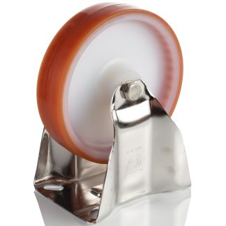 Ruota per carrelli non orientabile LAG in Poliuretano, Ø 125mm, 150kg