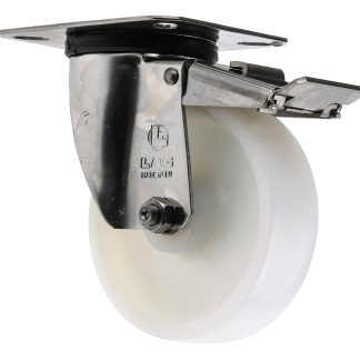Ruota per carrelli orientabile con freno LAG in Poliammide, Ø 100mm, 150kg