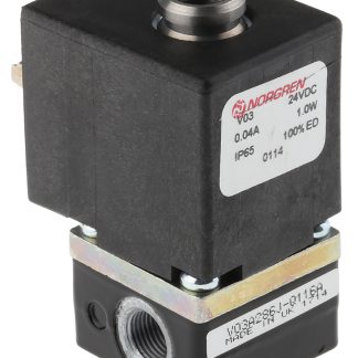 Elettrovalvole per pneumatica Norgren, G 1/8, funzione 2/2, azionamento Solenoide/Molla, 24V cc