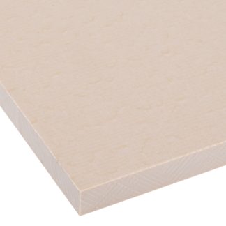 Foglio di plastica Tipo pieno RS PRO in PEEK, Beige, 300mm x 245mm x 10mm