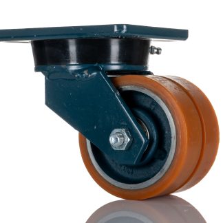 Ruota per carrelli orientabile LAG in Poliuretano, Ø 100mm, 600kg