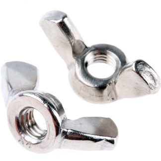 Dado con alette RS PRO in Acciaio inox Liscio, filettatura M5, alette da 24mm