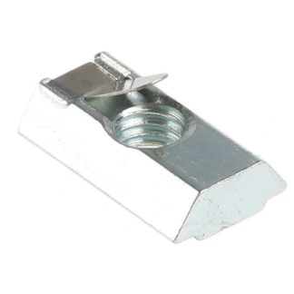 Dado con scanalatura a T FlexLink in Acciaio, per profili da 22 mm, 44 mm, scalanatura da 5.5mm, M5