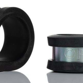 Fermaglio a P in Acciaio dolce rivestita in Gomma EPDM, Zinco RS PRO, Ø interno 20mm, Ø foro 6.6mm