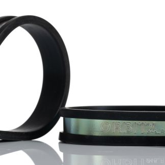 Fermaglio a P in Acciaio dolce rivestita in Gomma EPDM, Zinco RS PRO, Ø interno 48mm, Ø foro 6.6mm