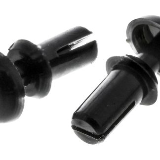 Rivetto A scatto Essentra in Nylon, col. Nero, Ø 2.6mm, L. 6.1mm