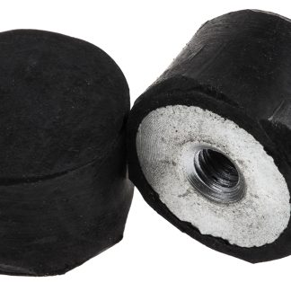 Supporto antivibrazione FIBET in Gomma naturale, M4, Ø 16mm, H. 10mm