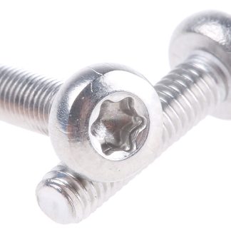 Vite Torx Conica in Acciaio inox Liscio RS PRO, filettatura M3, guida a Incasso Torx